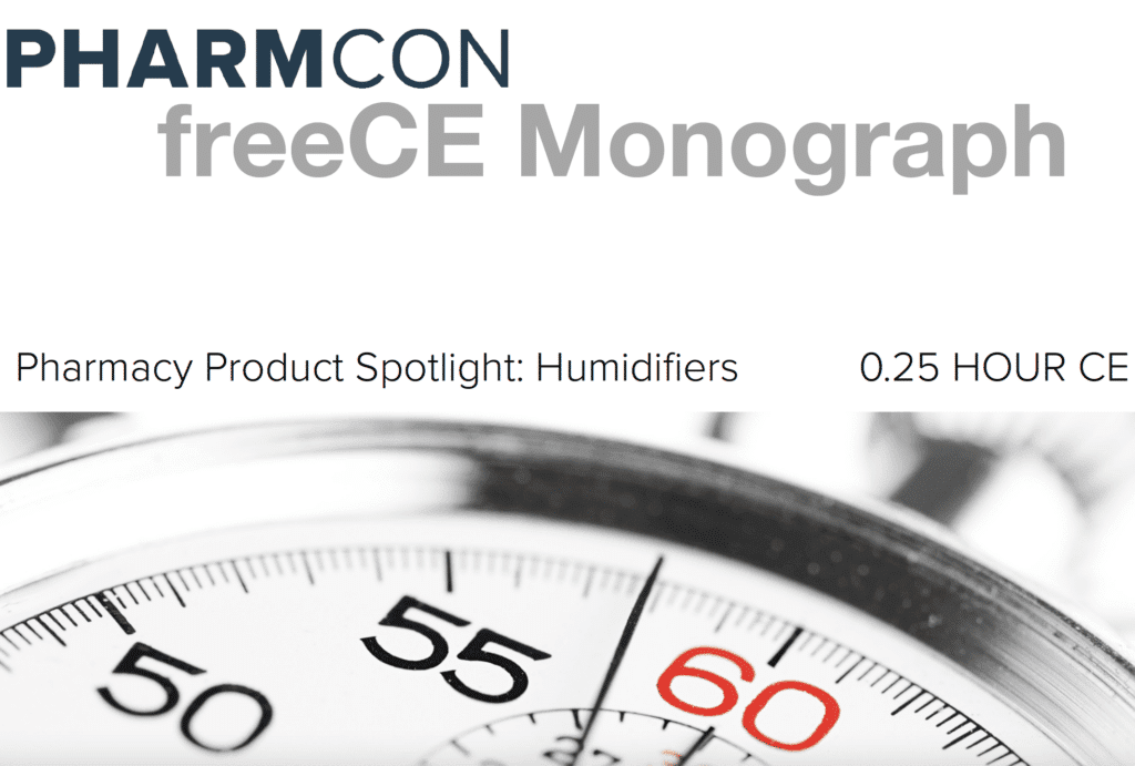 Humidifiers Treating Cough, Pharmacist Perspective