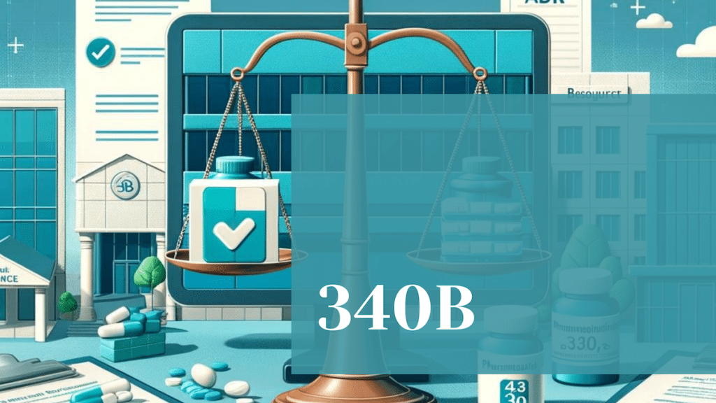 A scale weighs medication in front of a building.